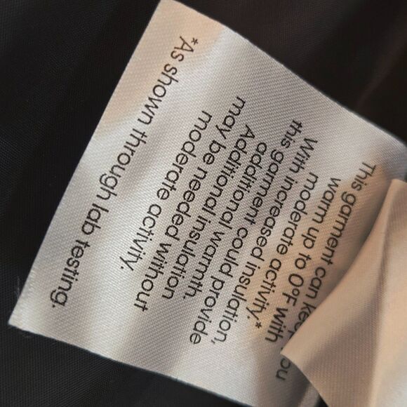 Andrew Marc Womens Coat Sz XXL Puffer Navy Hooded Black Faux Fur Jacket Warm LN! - Picture 14 of 15